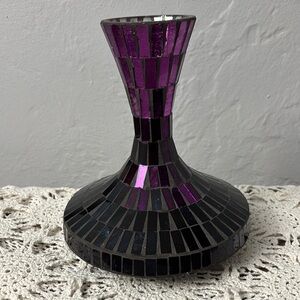 Mosaic Glass  - Purple